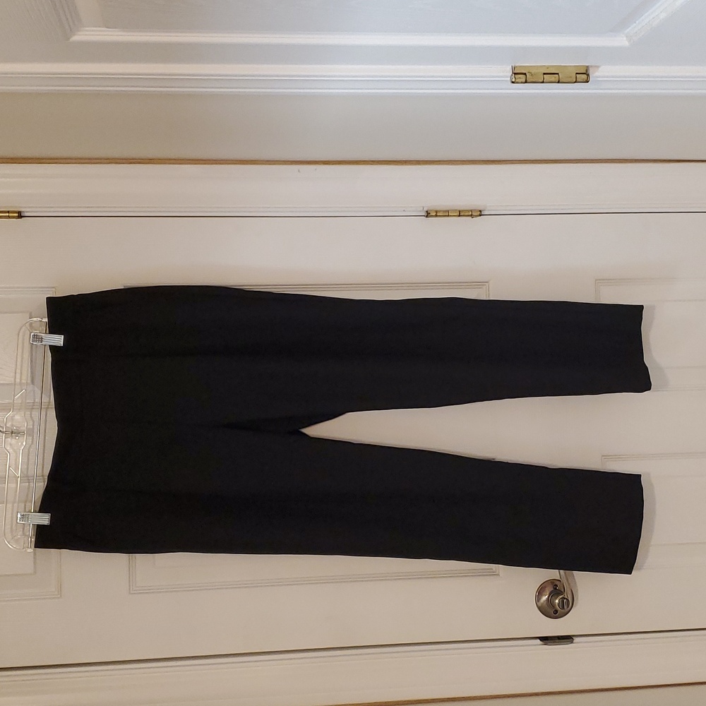 LOFT Black Pants With Elastic Waist Size Medium